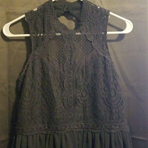 Lace top dress